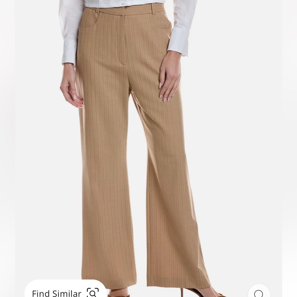 Maje NWT Tan Wide-Leg Women's Pants